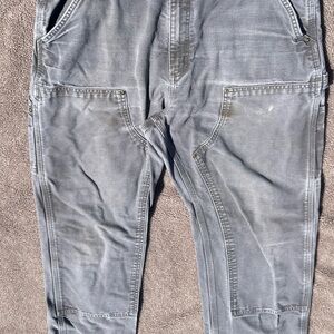 Carhartt Gray Double Front Utility Work Pant